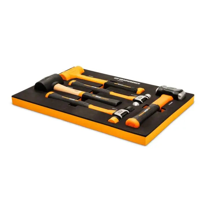 GearWrench 5 Piece Mixed Hammer Set in Foam Storage Tray - GWH5PCMS
