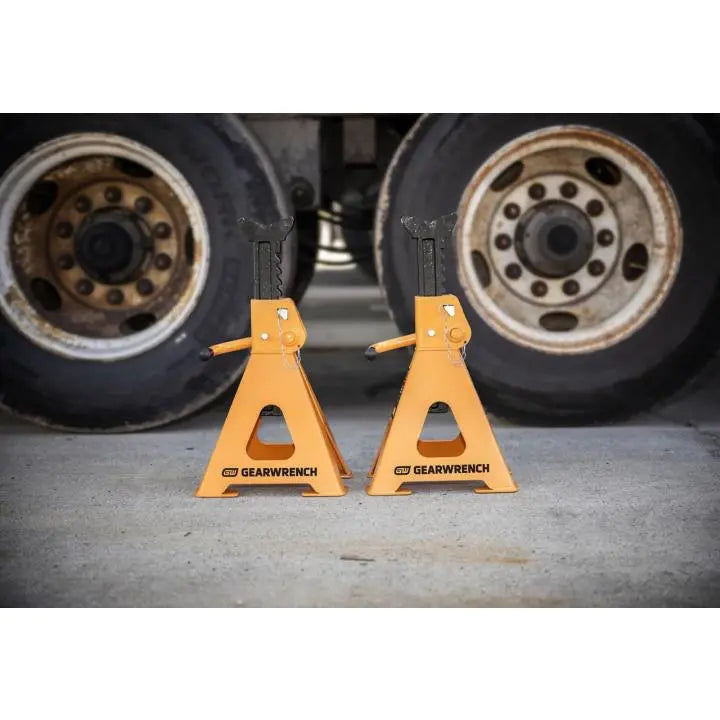 GEARWRENCH Set of 2 12 Ton Ratcheting Jack Stand - GW GWJS12T Jack Stand GEARWRENCH