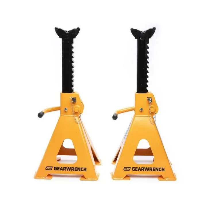 GEARWRENCH Set of 2 12 Ton Ratcheting Jack Stand - GW GWJS12T Jack Stand GEARWRENCH
