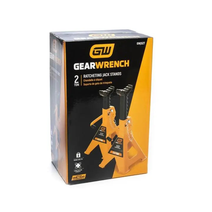 GEARWRENCH Set of 2 2 Ton Ratcheting Jack Stand - GW GWJS2T Jack Stand GEARWRENCH