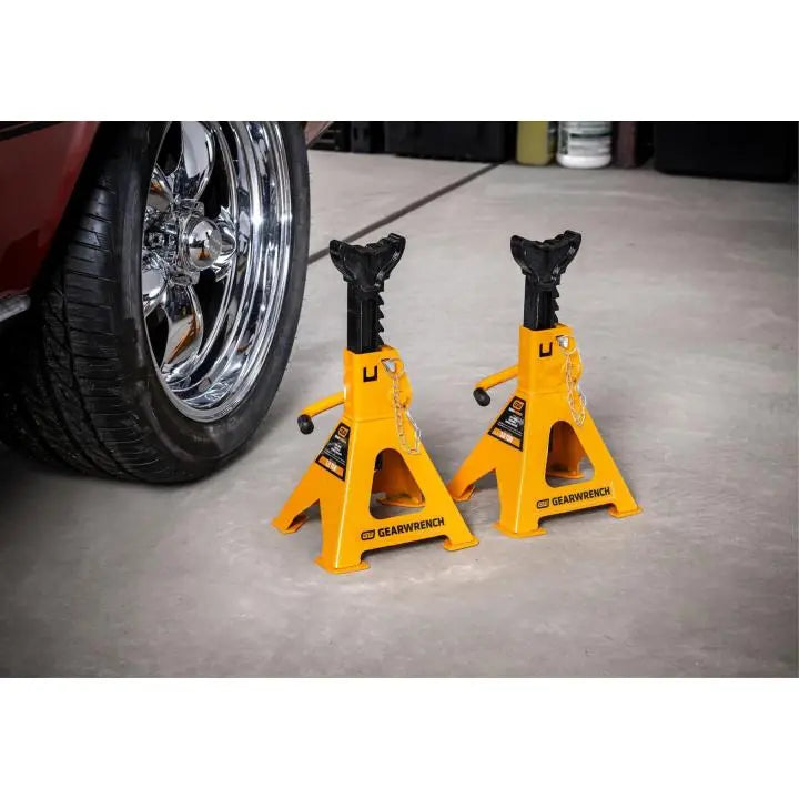 GEARWRENCH Set of 2 3 Ton Ratcheting Jack Stand - GW GWJS3T Jack Stand GEARWRENCH