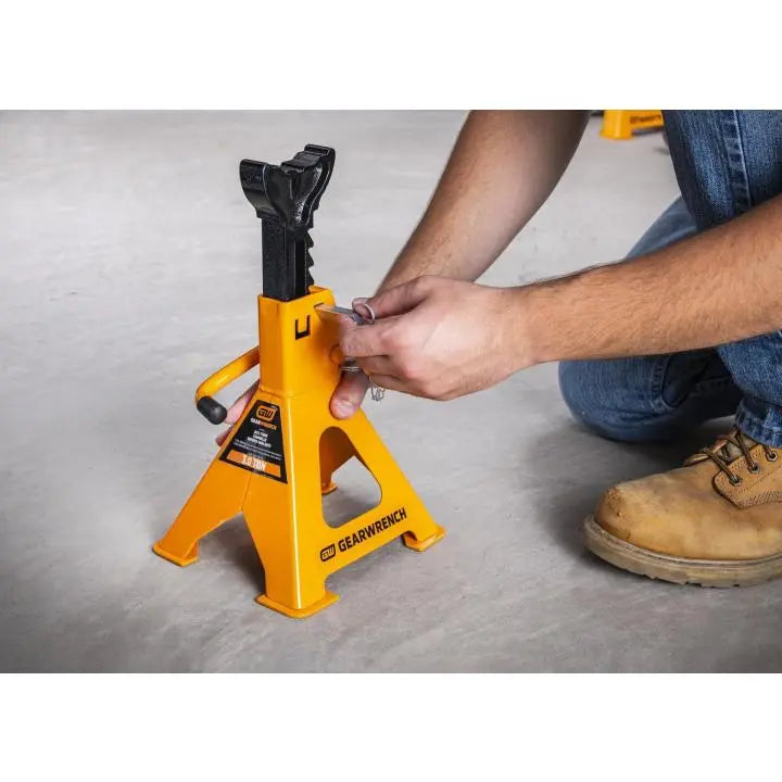 GEARWRENCH Set of 2 3 Ton Ratcheting Jack Stand - GW GWJS3T Jack Stand GEARWRENCH