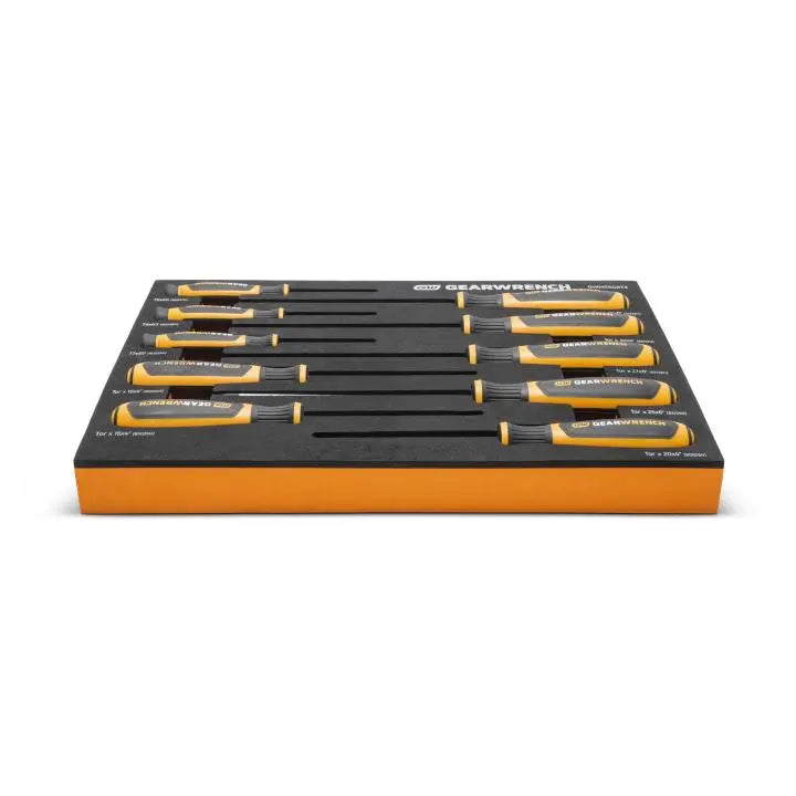 GEARWRENCH Set of 10 Dual Material Torx Screwdrivers in Foam Storage Tray - GW GWMSSCRTX Screwdriver Set GEARWRENCH