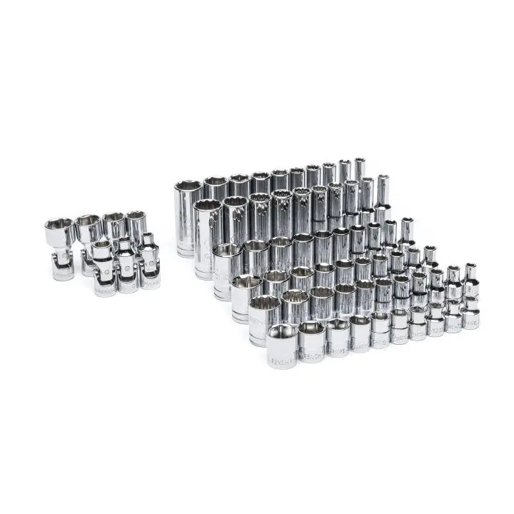 GEARWRENCH Set of 68 1/4 in Drive Master SAE Sockets in Foam Storage Tray - GW GWMSSKT14SAE Socket Set GEARWRENCH