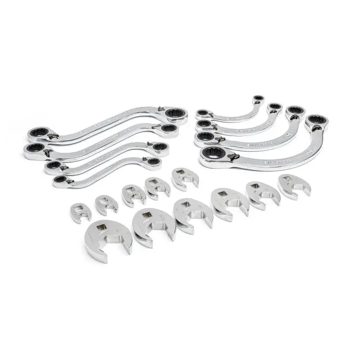 GEARWRENCH Set of 19 Specialty SAE Ratcheting Wrenches in Foam Storage Tray - GW GWMSSRWSAE Wrench Set GEARWRENCH