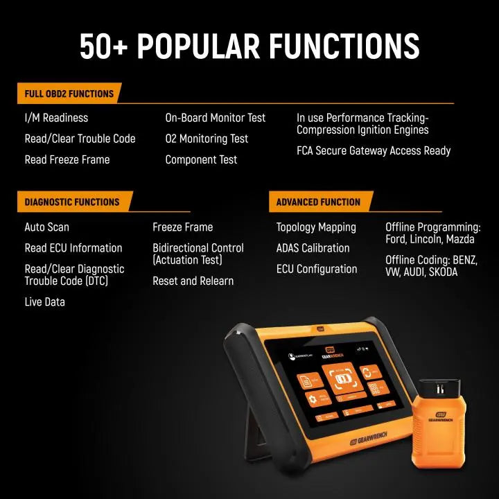 Gearwrench 7 in Wireless Bi-Directional Diagnostic Tablet - GWSMART07 GEARWRENCH