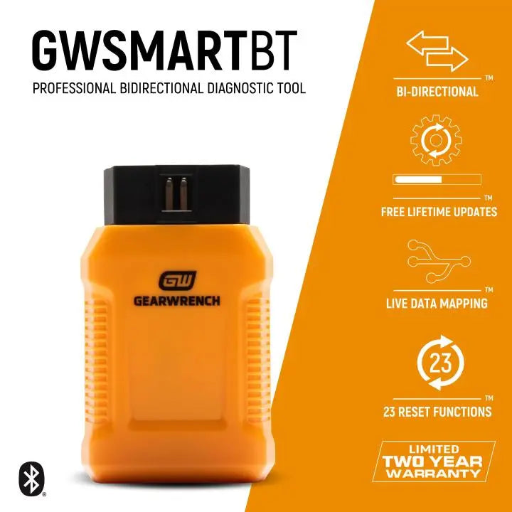 Gearwrench Professional Bi-Directional Diagnostic Scan Tool - GWSMARTBT GEARWRENCH