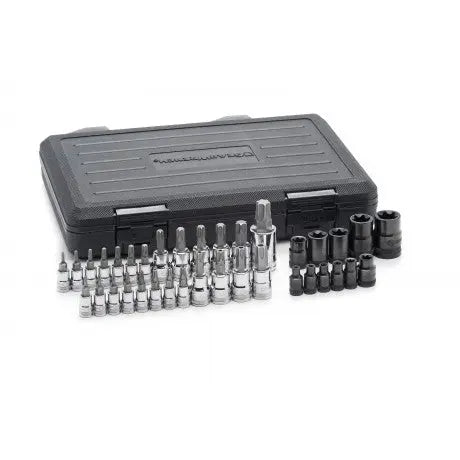 GEARWRENCH 36 Pc. 1/4", 3/8", and 1/2" Drive Torx Bit Socket Set 80728 GEARWRENCH