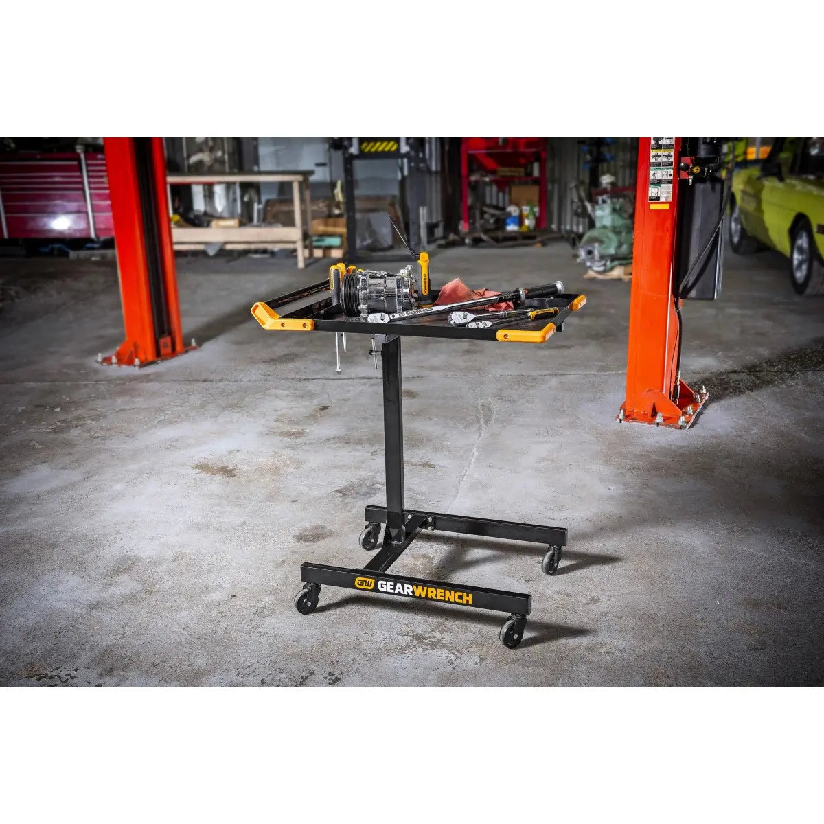 GEARWRENCH Adjustable Height Mobile Work Table, 83166 GEARWRENCH