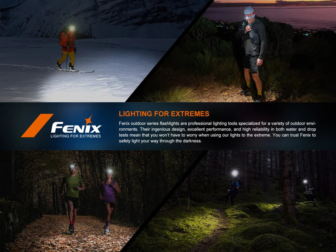 Fenix 300 Lumen AA Battery Compact Hiking and Running Headlamp - F FX-HM23V2 Fenix