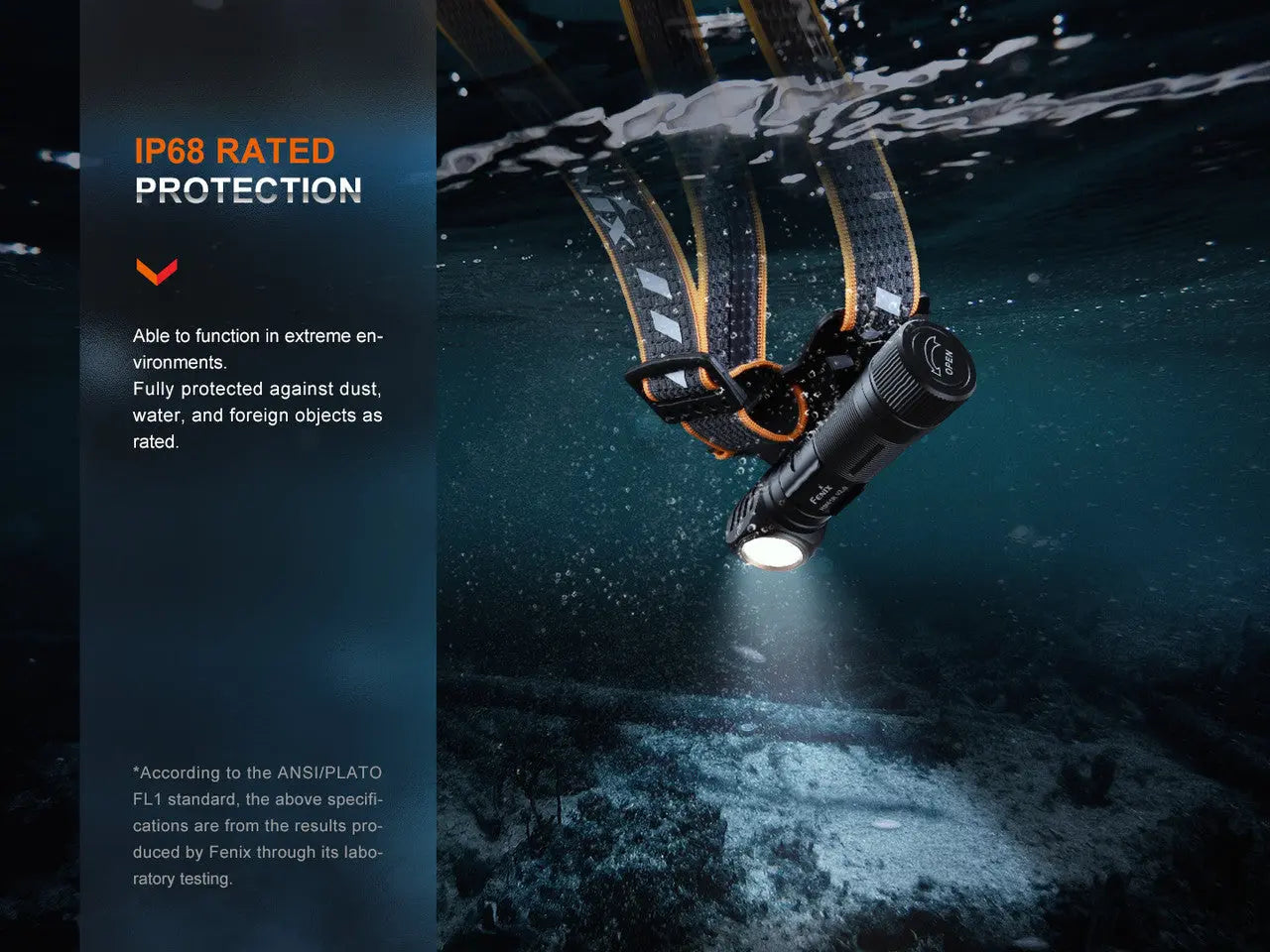 Fenix 1600 Lumen Highly Reliable Multifunctional Rechargeable Headlamp - F FX-HM61Rv2 Fenix