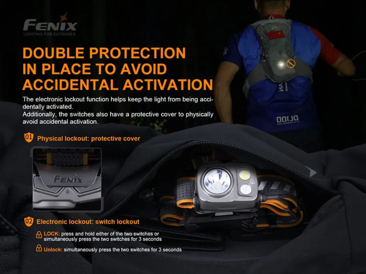 Fenix 1250 Lumen Rechargeable Headlamp - F FX-HP16R Fenix