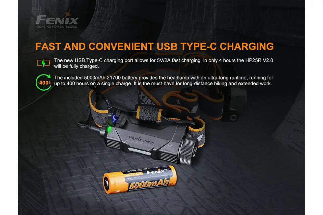 Fenix 1600 Lumen Headlamp - F FX-HP25RV2 Fenix