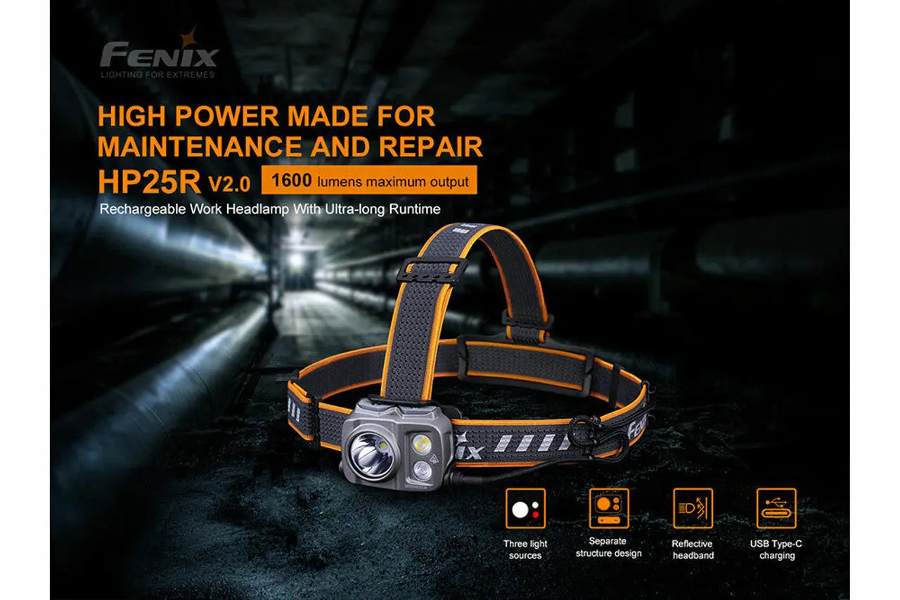 Fenix 1600 Lumen Headlamp - F FX-HP25RV2 Fenix