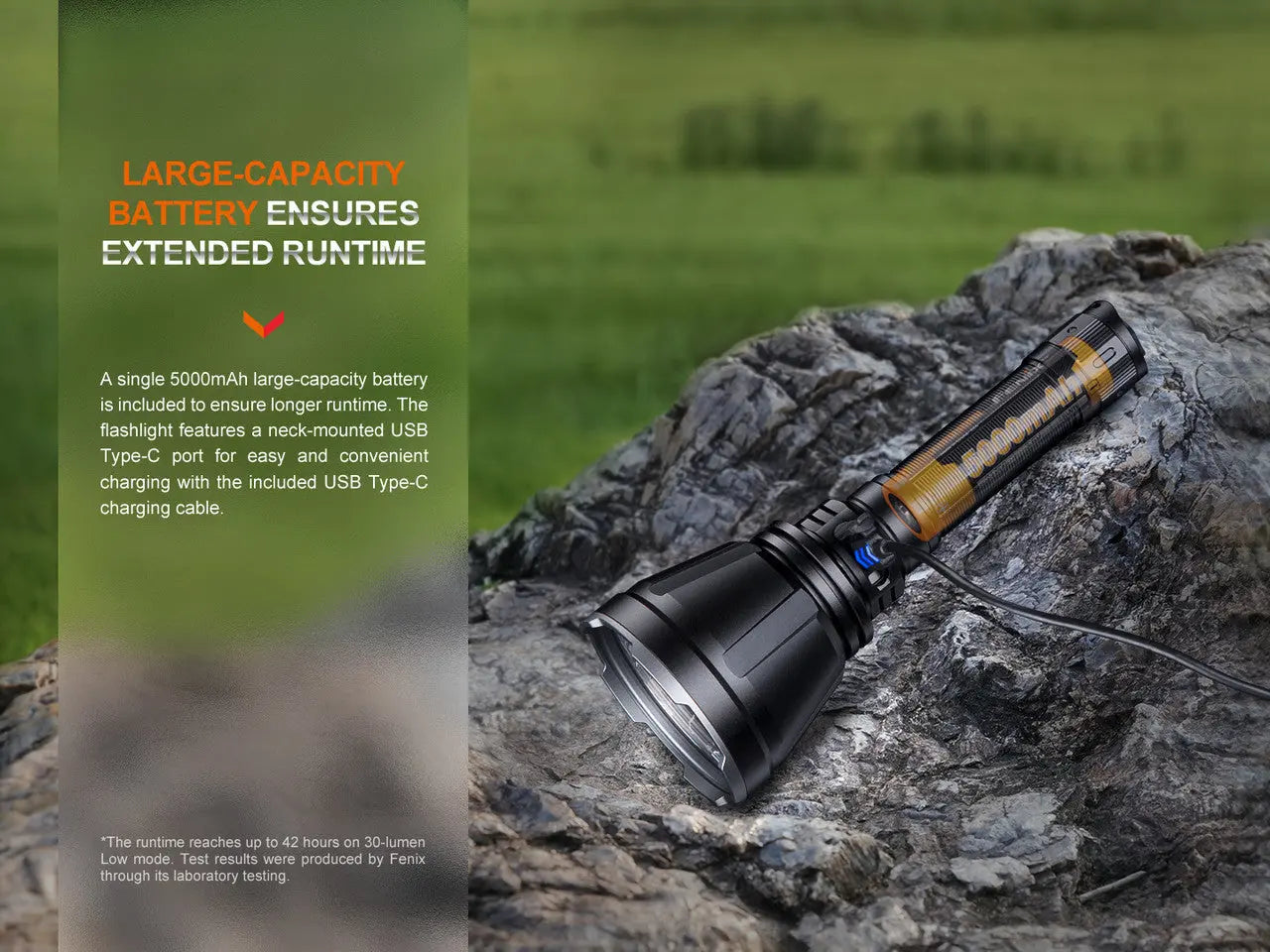 Fenix 2800 Lumen Long Distance Hunting Light - F FX-HT18R Fenix