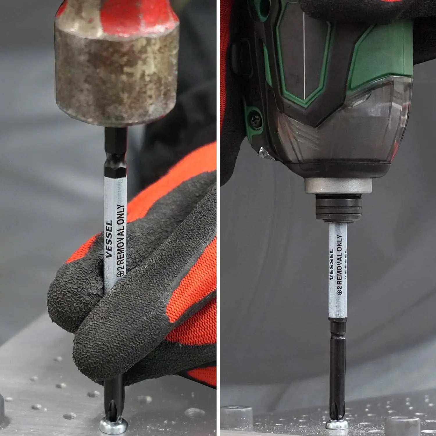Vessel Tools Impact and Out Screwdriver with Screw Removal Kit - VL 238HWB2PU