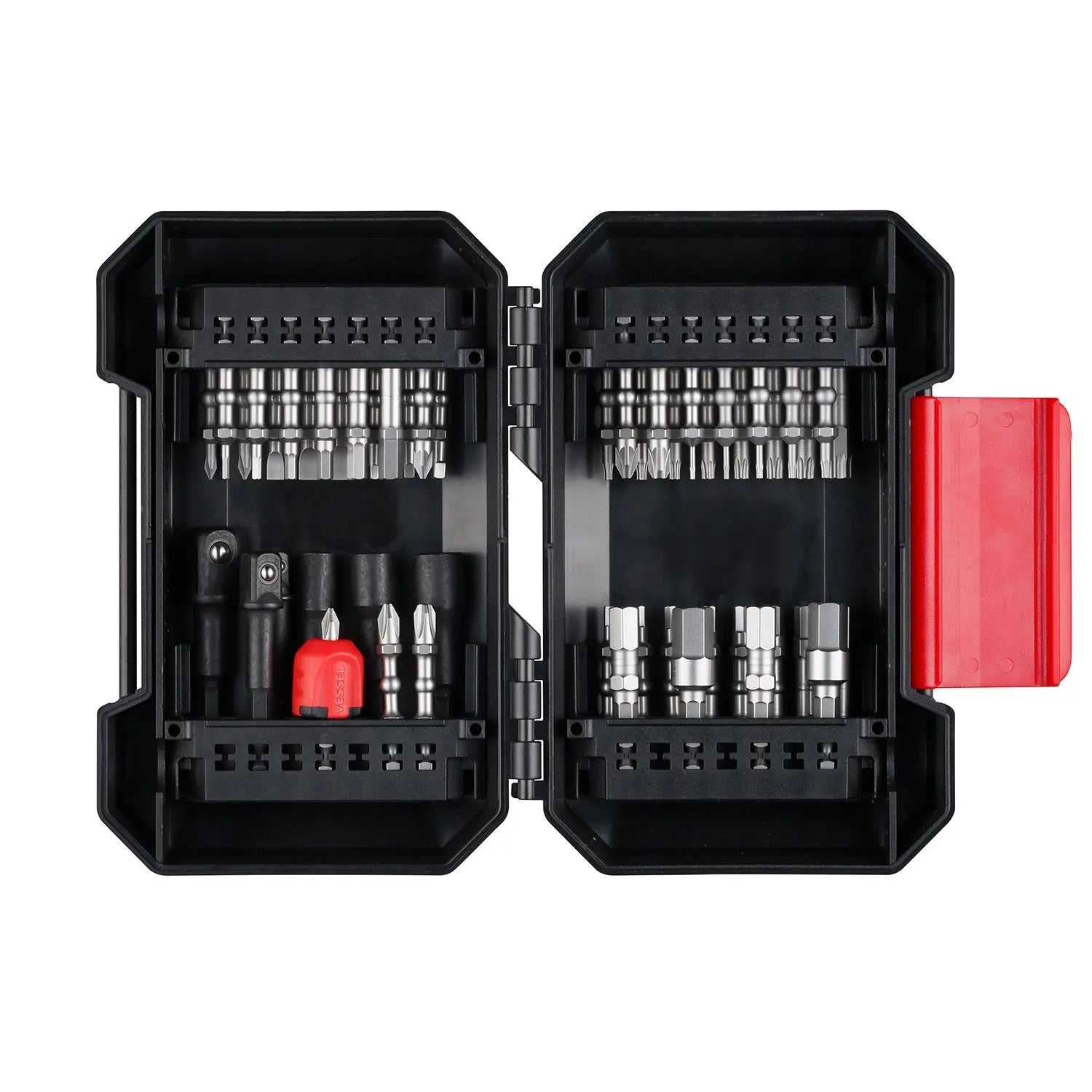 Vessel Tools Impact Ball Screwdriver with 52 Piece Bits - VL IB52P01U Vessel Tools