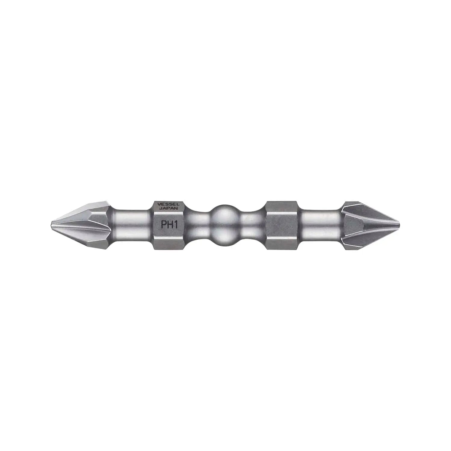 Vessel Tools Set of 2 Impact Ball Double-Ended Torsion Bit, PH1 x 50mm - VL IBDEPH150P2