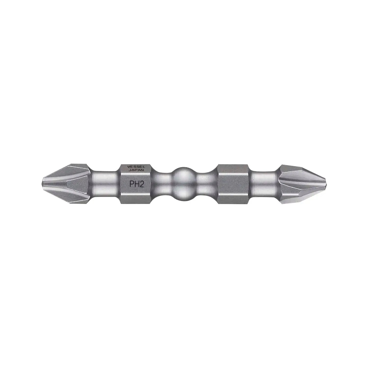 Vessel Tools Set of 5 Impact Ball Double-Ended Torsion Bit, PH2 x 50mm - VL IBDEPH250P5