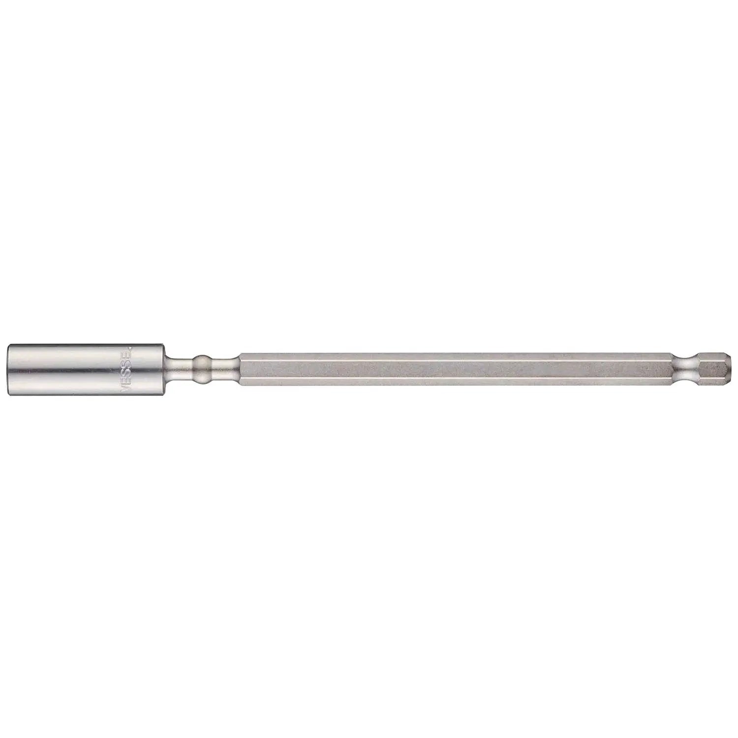 Vessel Tools Impact Ball Magnetic Torsion Bit Holder, A/F 6.35 x 150mm - VL IBHBM150P10K Vessel Tools