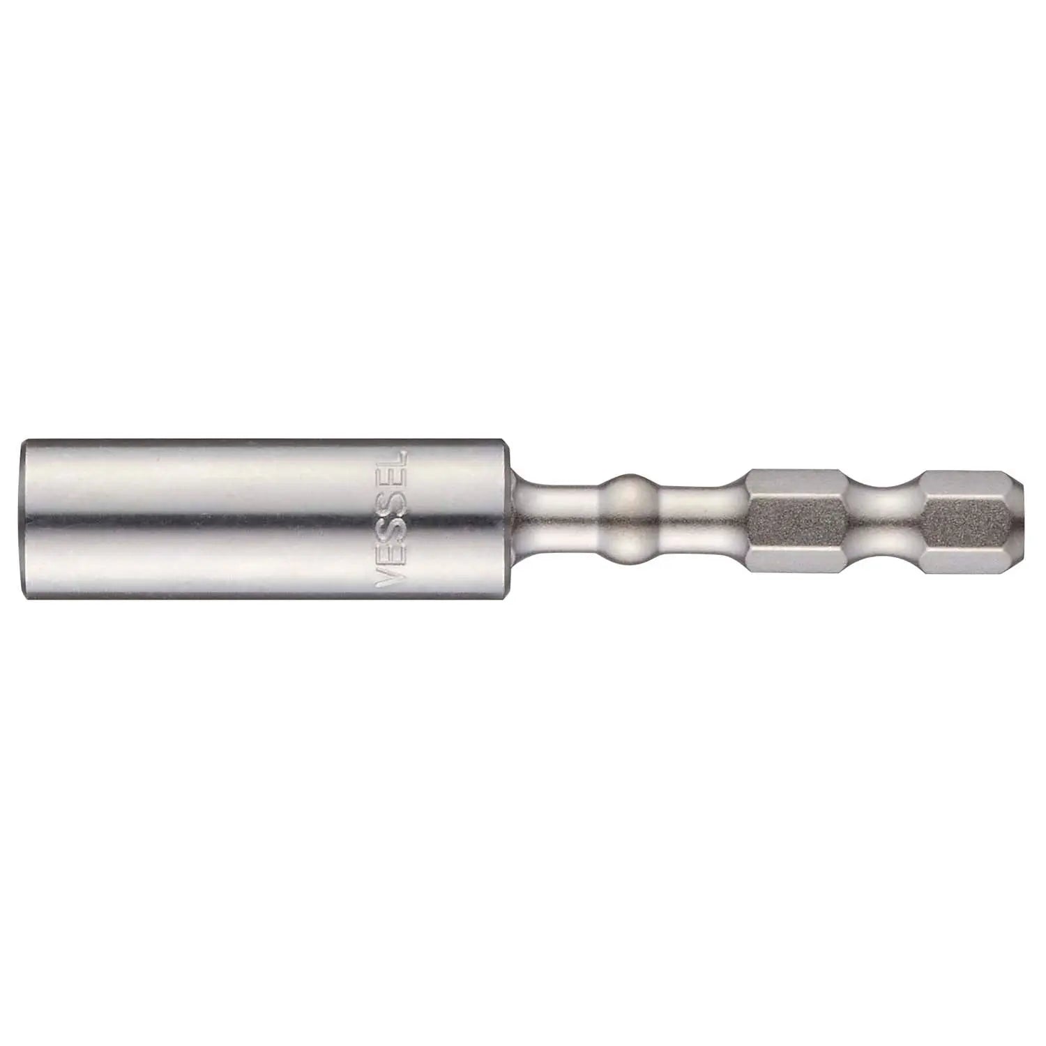 Vessel Tools Impact Ball Magnetic Torsion Bit Holder, A/F 6.35 x 67mm - VL IBHBM67P10K Vessel Tools
