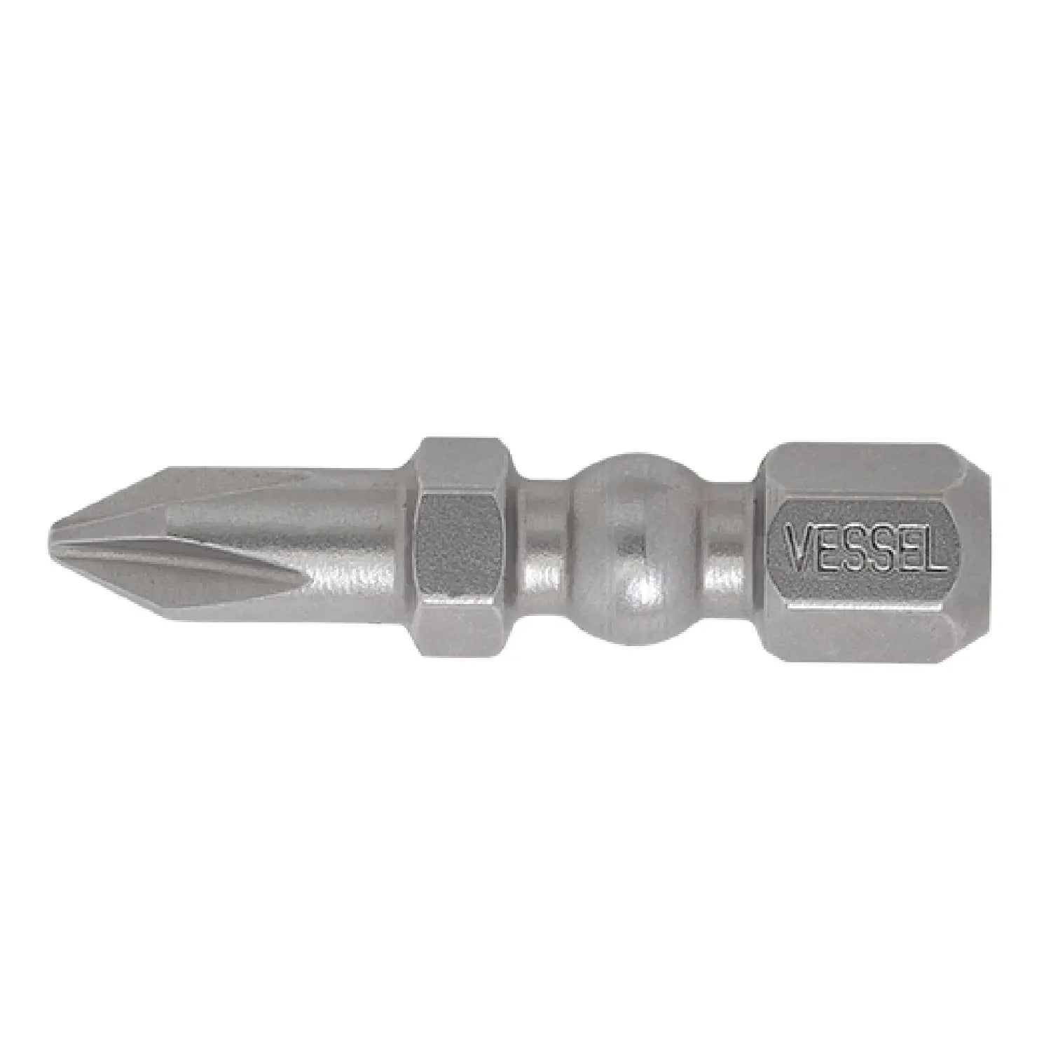 Vessel Tools Set of 25 Impact Ball Torsion Bit, PH1 x 30mm - VL IBPH130P25K Vessel Tools