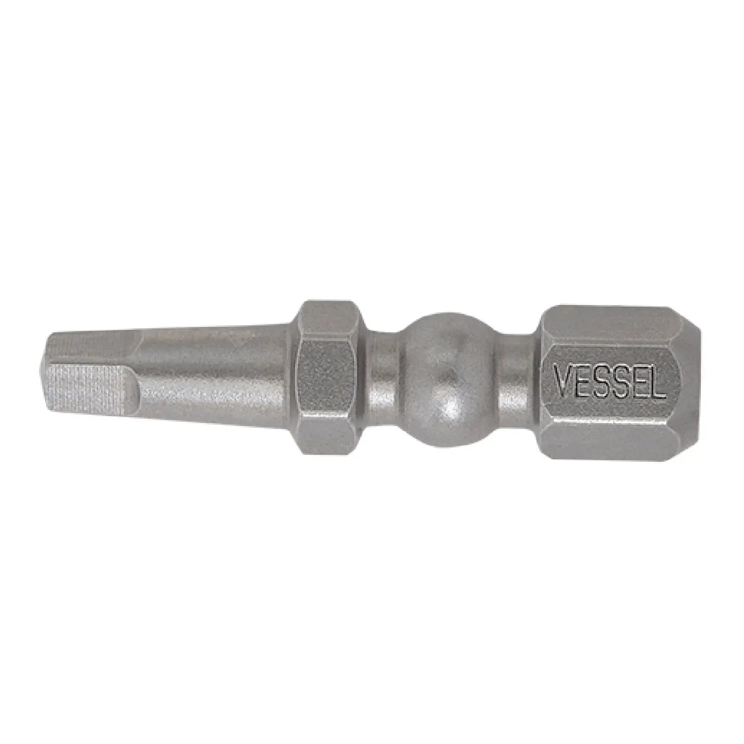 Vessel Tools Set of 25 Impact Ball Torsion Bit, SQ2 x 30mm - VL IBSQ230P25K Vessel Tools