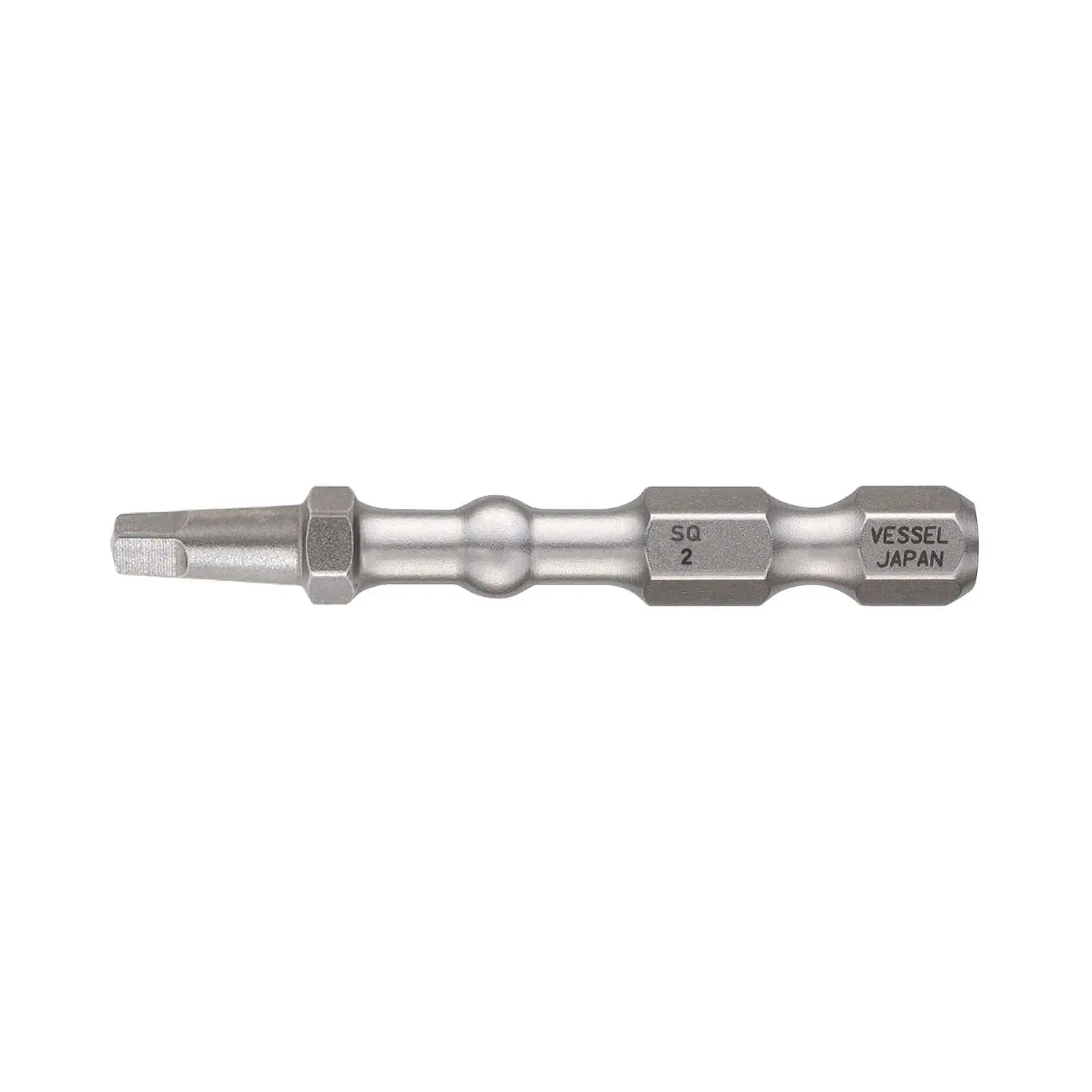 Vessel Tools Set of 2 Impact Ball Torsion Bit, SQ2 x 50mm - VL IBSQ250P2