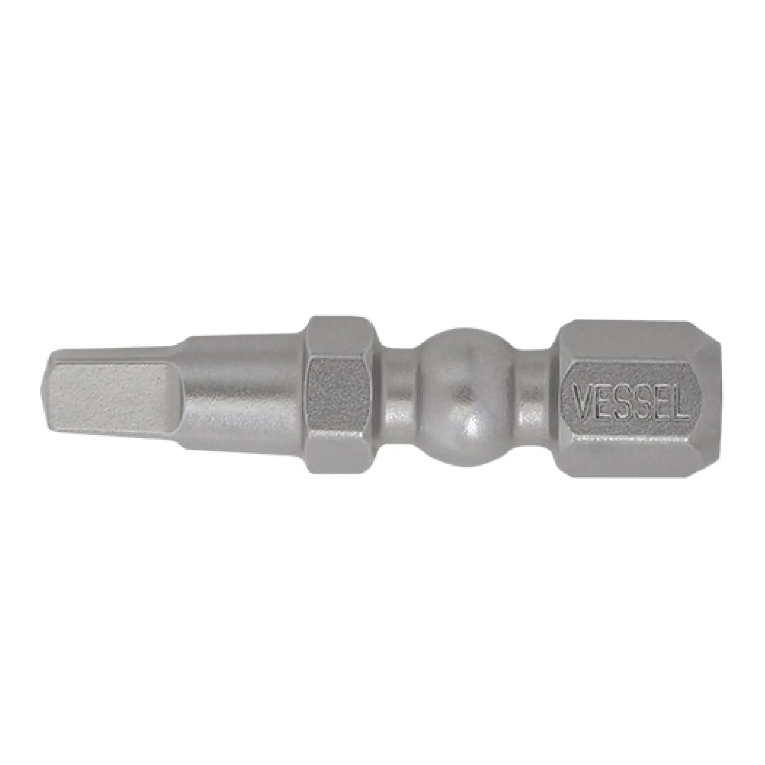 Vessel Tools Set of 25 Impact Ball Torsion Bit, SQ3 x 30mm - VL IBSQ330P25K Vessel Tools
