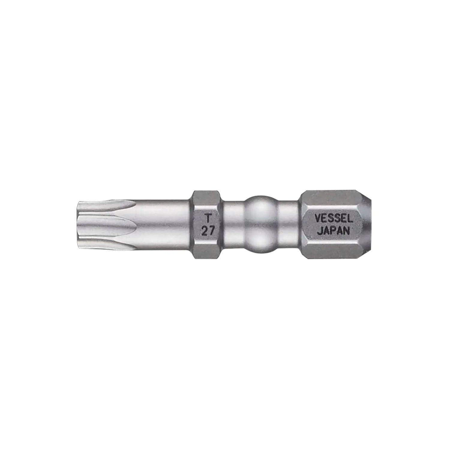 Vessel Tools Set of 2 Impact Ball Torsion Bit, T27 x 30mm - VL IBTX2730P2