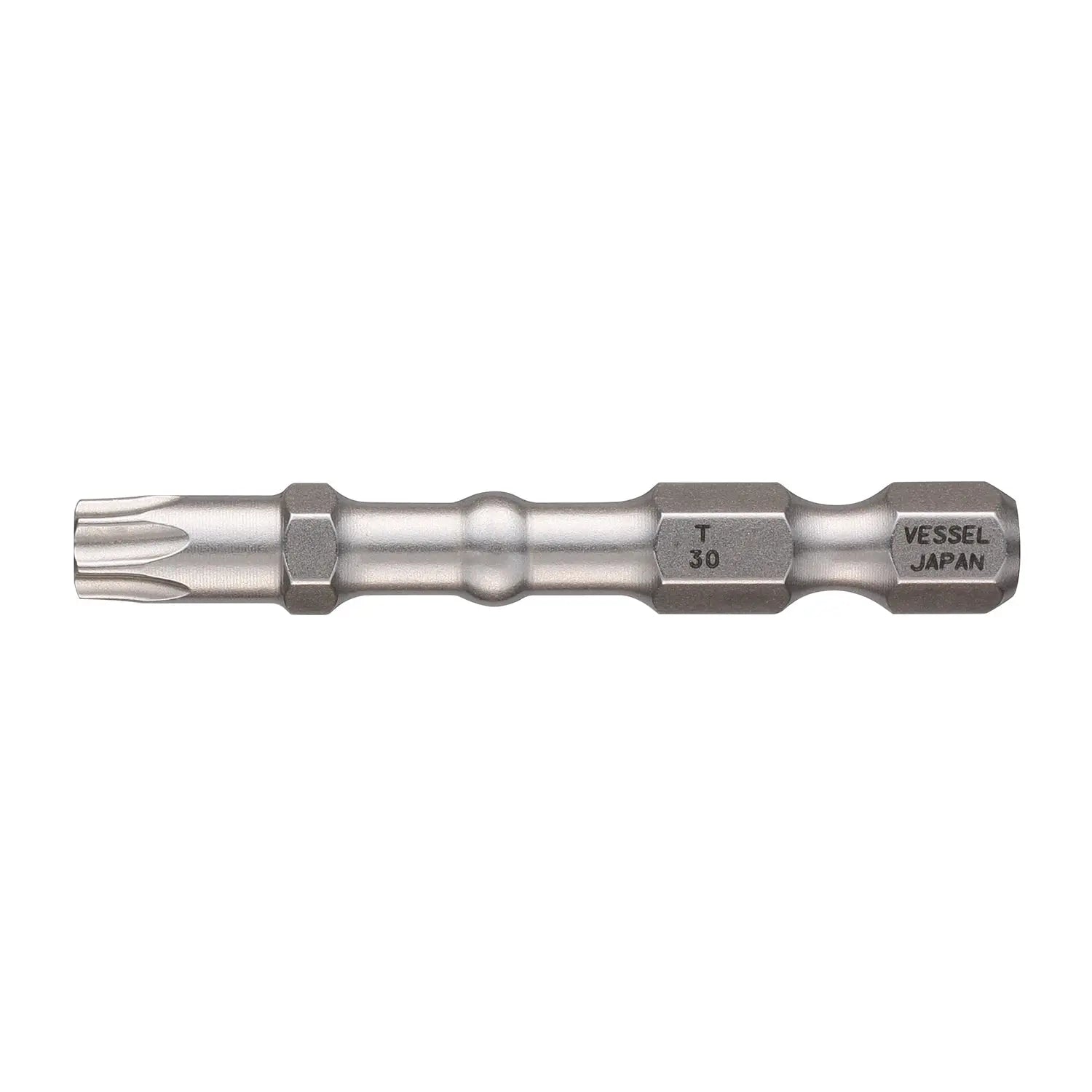 Vessel Tools Set of 2 Impact Ball Torsion Bit, T30 x 50mm - VL IBTX3050P2