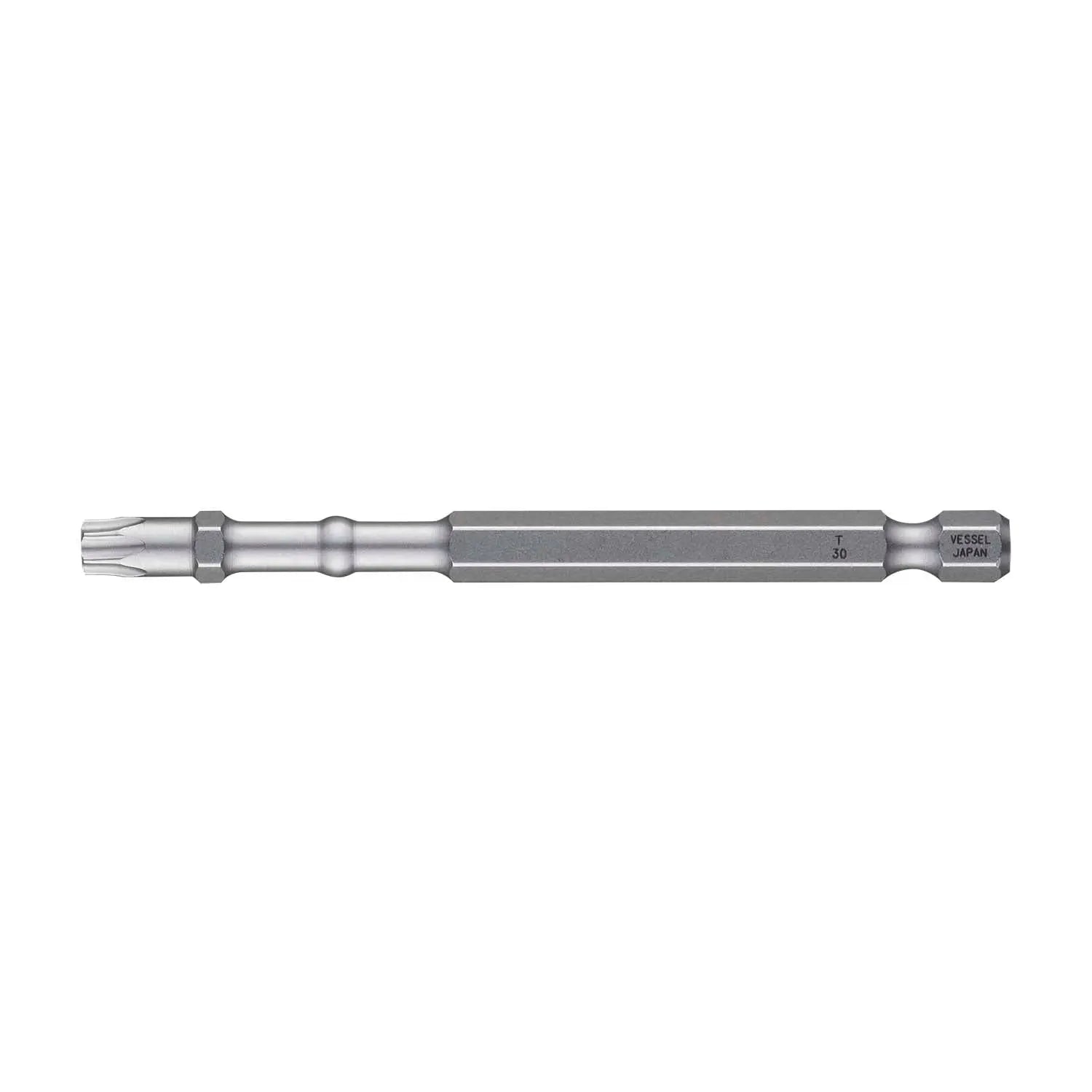 Vessel Tools Set of 2 Impact Ball Torsion Bit, T30 x 90mm - VL IBTX3090P2