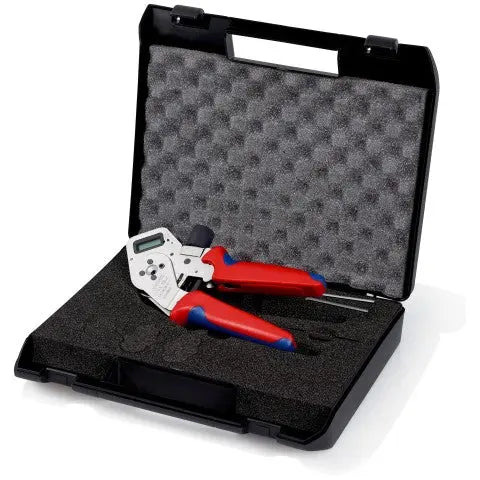 Knipex Four-Mandrel Crimping Pliers for Turned Contacts - KN 97 52 63 DG Knipex