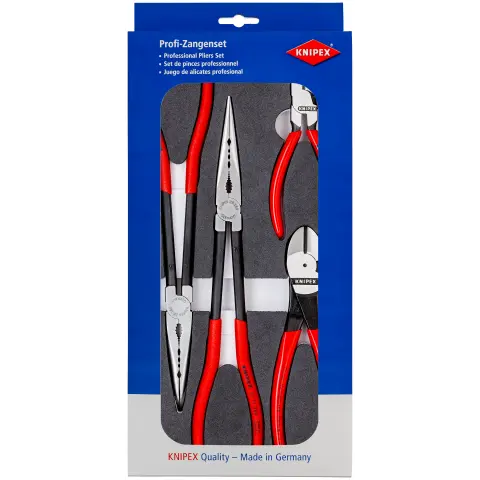 Knipex 00 20 01 V16 KN | 4 Pc Automotive Pliers Set in Foam Tray Pliers Set Knipex