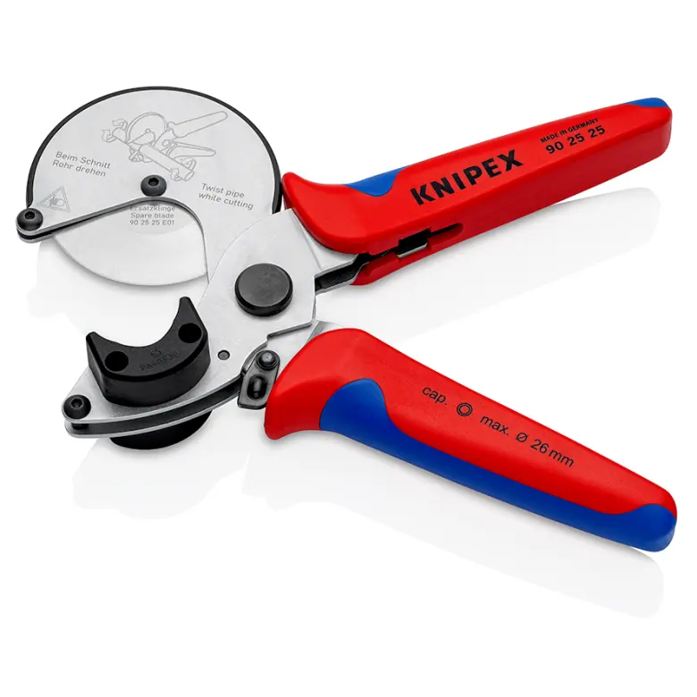KNIPEX 8 1/4" Pipe Cutter for Composite and Plastic Pipes - 90 25 25 Knipex