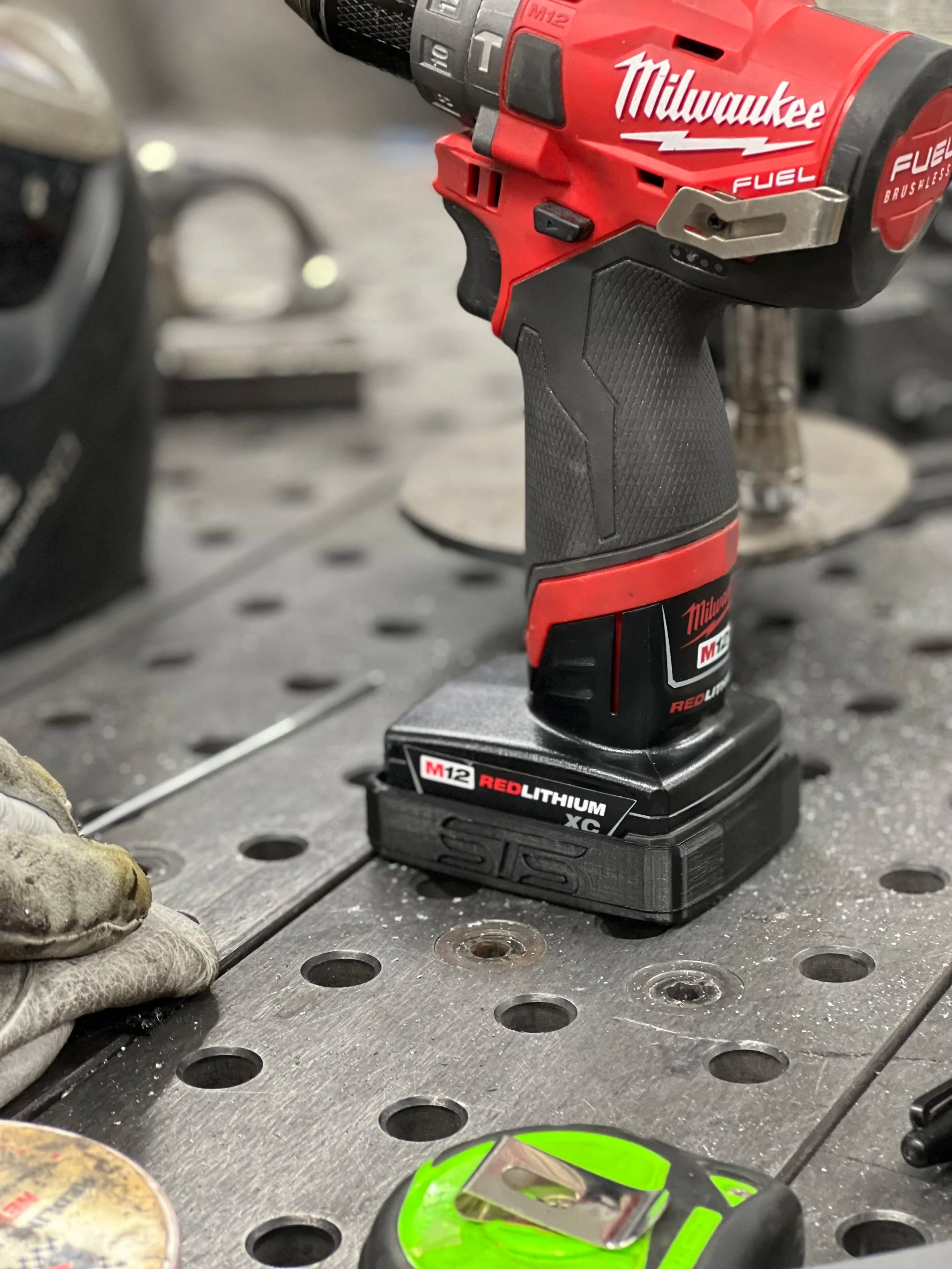 STS Auto Design Milwaukee M12 XC 3/4/6Ah Magnetic Battery Cover - MW12XCBK