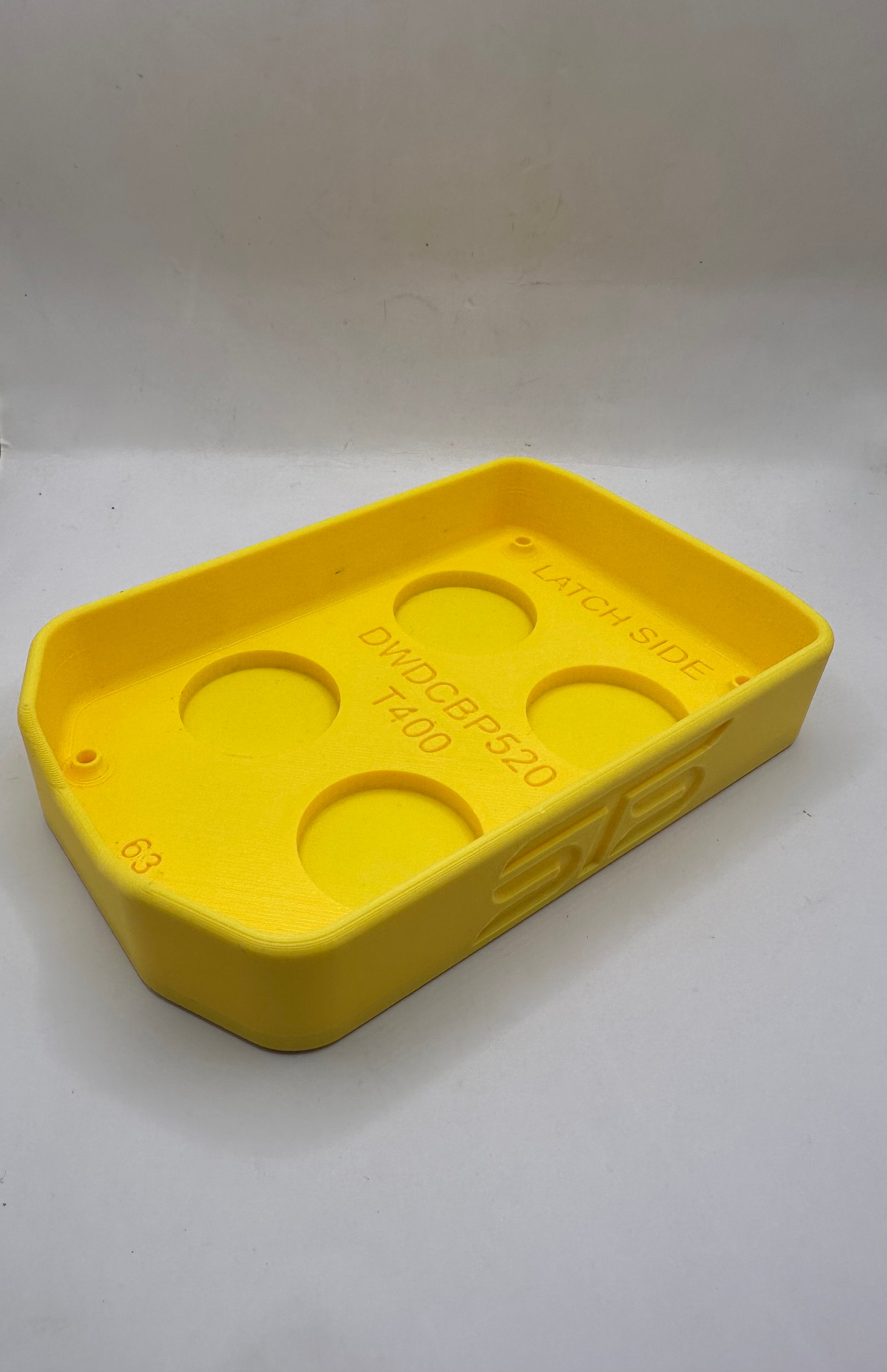 STS Auto Design Dewalt 20V 5.0Ah Powerstack Magnetic Battery Cover - DWDCBP520BK