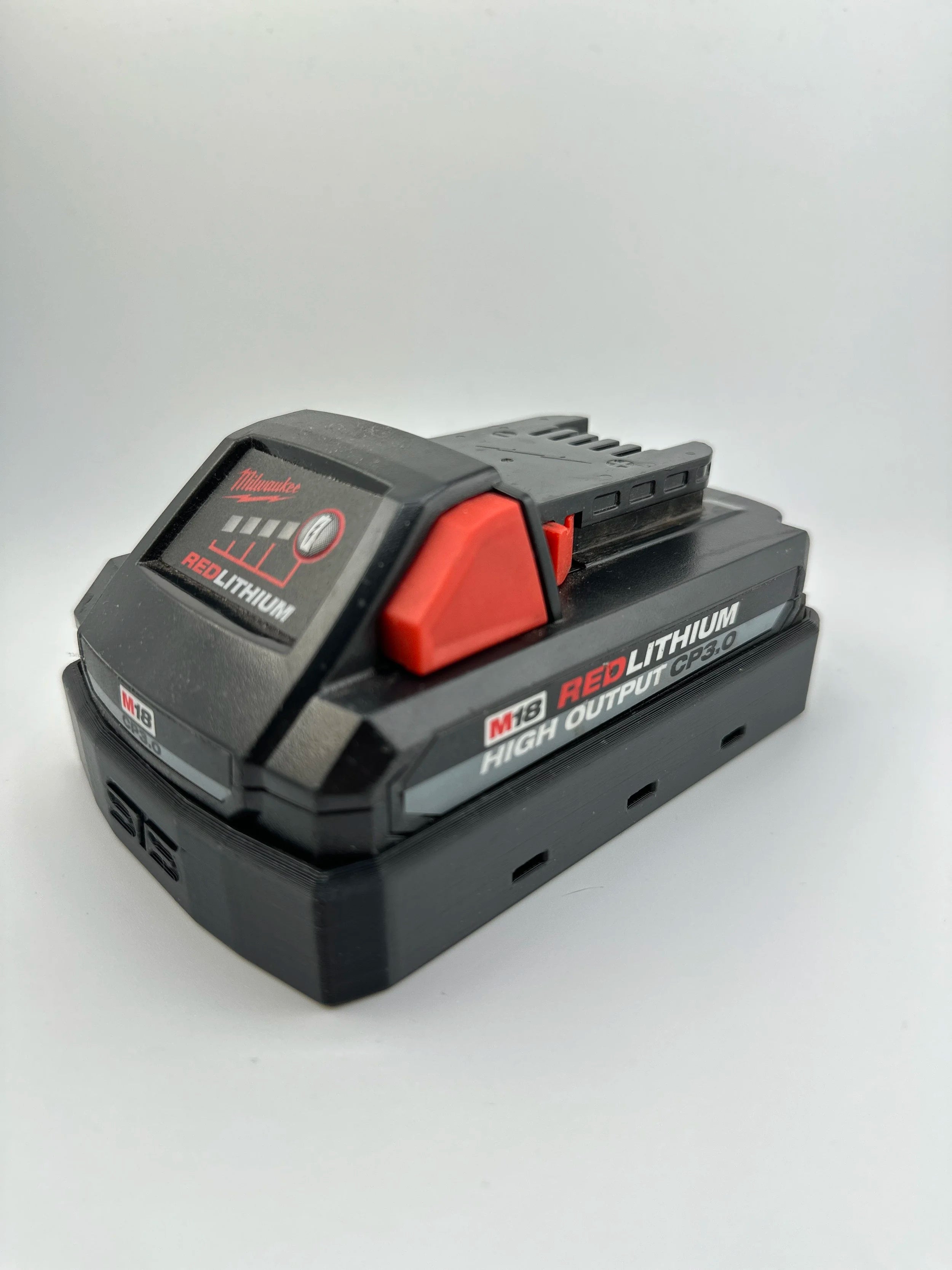 STS Auto Design Milwaukee M18 3.0Ah High Output Magnetic Battery Cover - MW1830HOBK