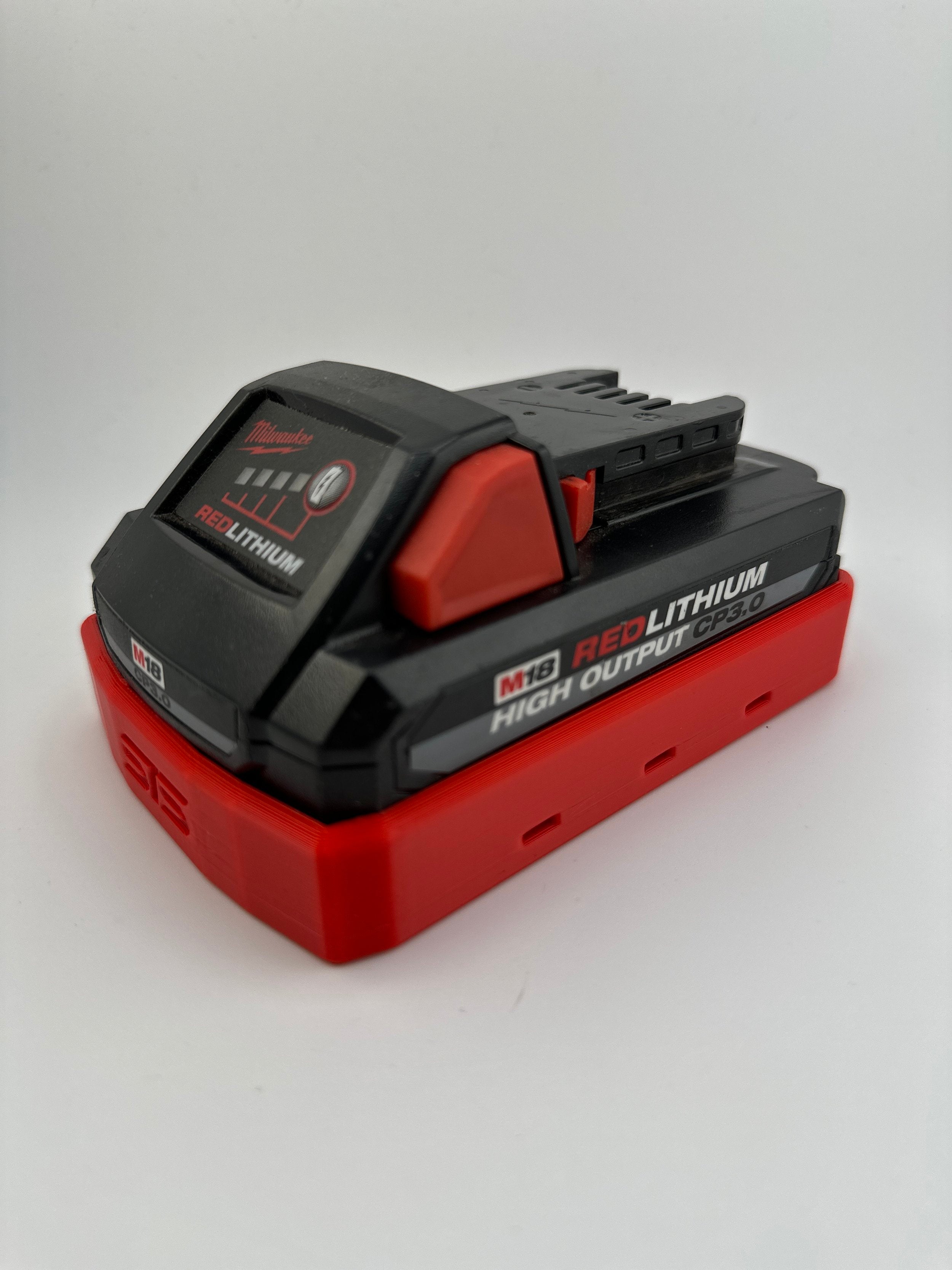 STS Auto Design Milwaukee M18 3.0Ah High Output Magnetic Battery Cover - MW1830HOBK