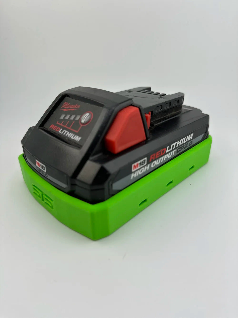STS Auto Design Milwaukee M18 3.0Ah High Output Magnetic Battery Cover - MW1830HOBK