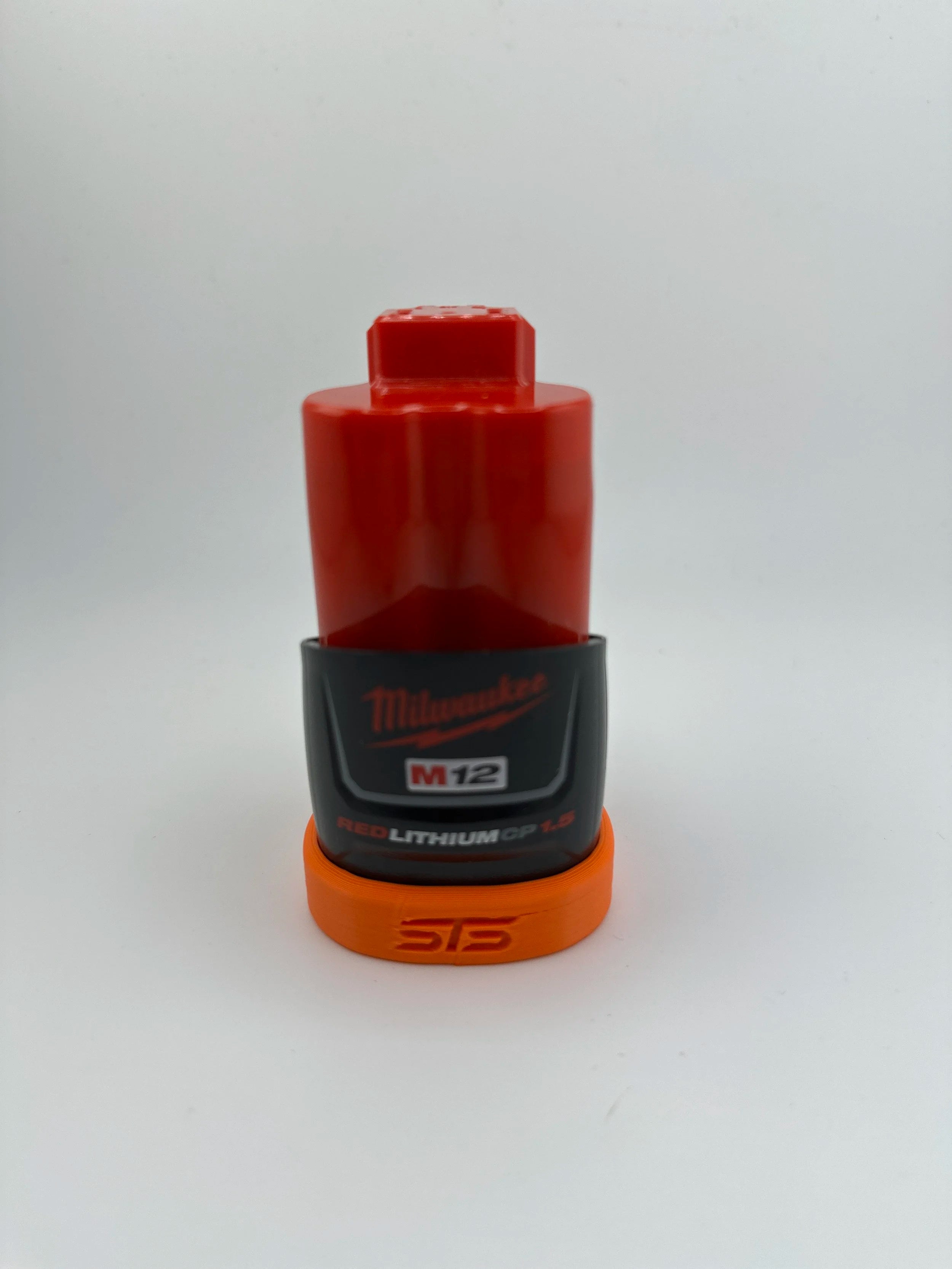 STS Auto Design Milwaukee M12 Tri-Lobe Magnetic Battery Cover - MW12TLBK
