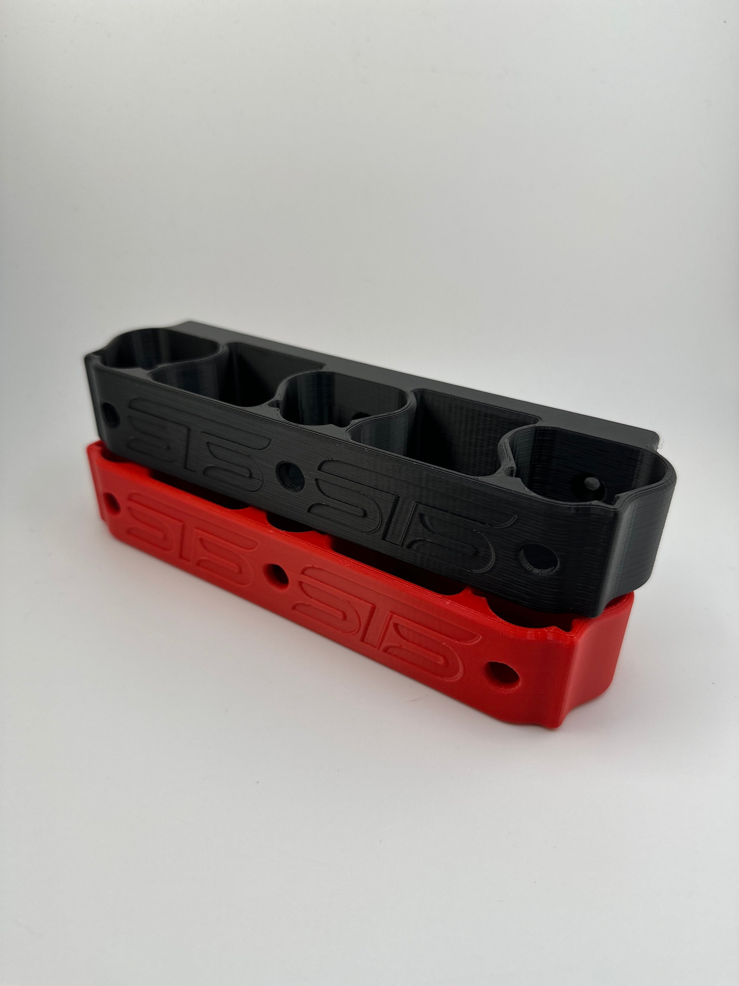 STS Auto Design Milwaukee M12 Magnetic Battery Holder - STSMW12BHBK