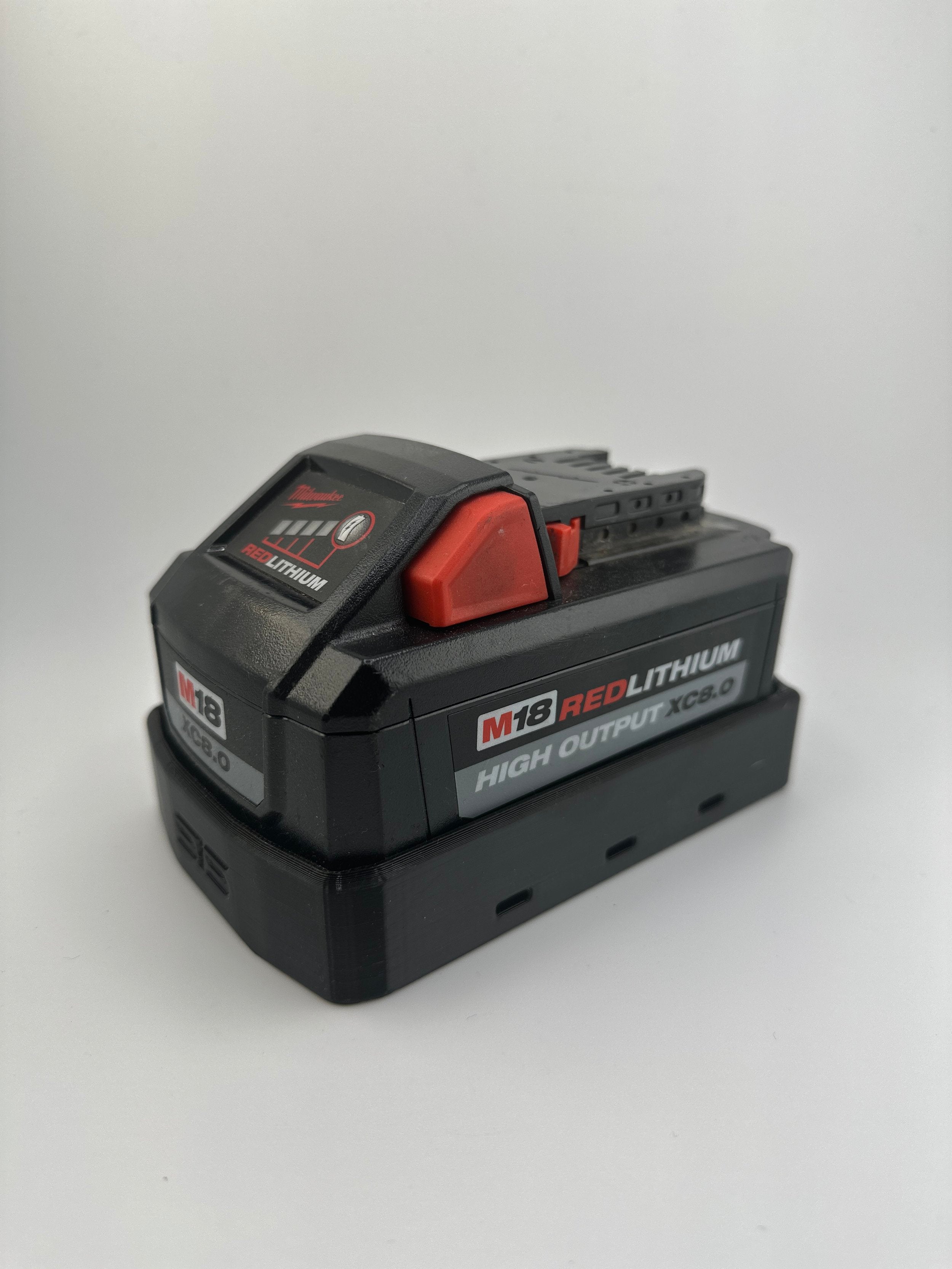 STS Auto Design Milwaukee M18 6/8Ah High Output Magnetic Battery Cover - MW1868HOBK