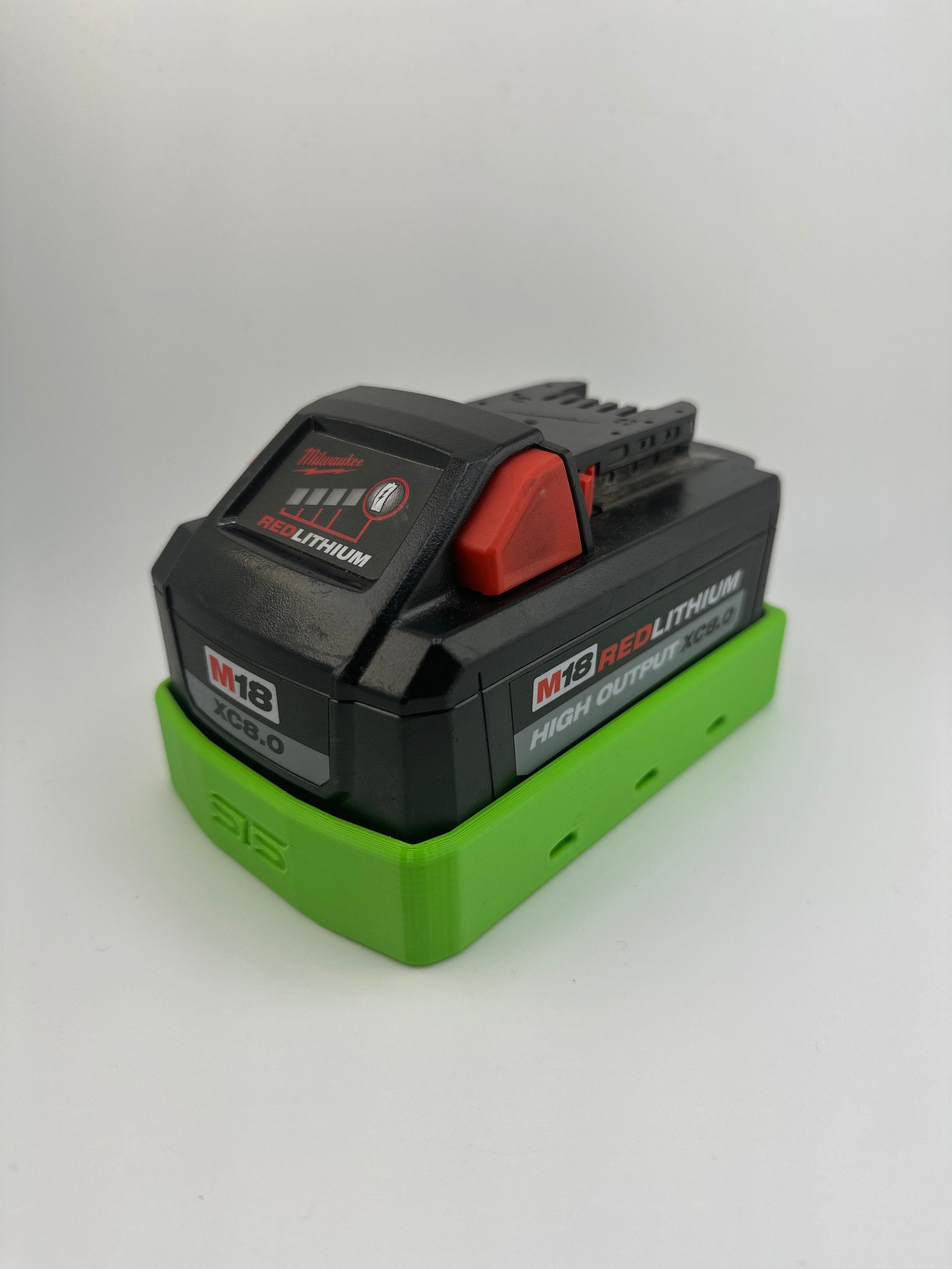 STS Auto Design Milwaukee M18 6/8Ah High Output Magnetic Battery Cover - MW1868HOBK