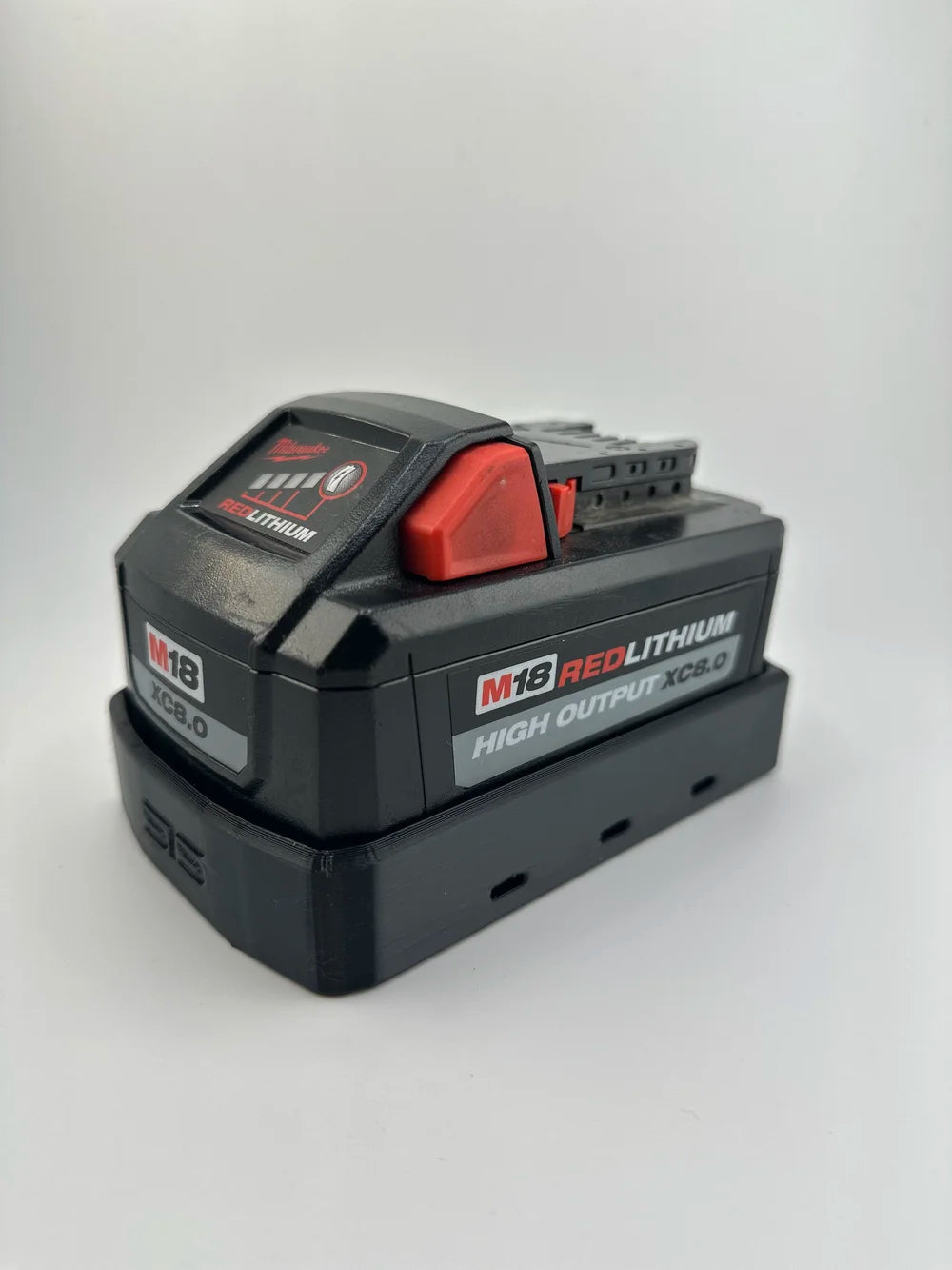 STS Auto Design Flexible Milwaukee M18 High Output 6.0Ah/8.0Ah Magnetic Battery Cover - MW1868HOBKT