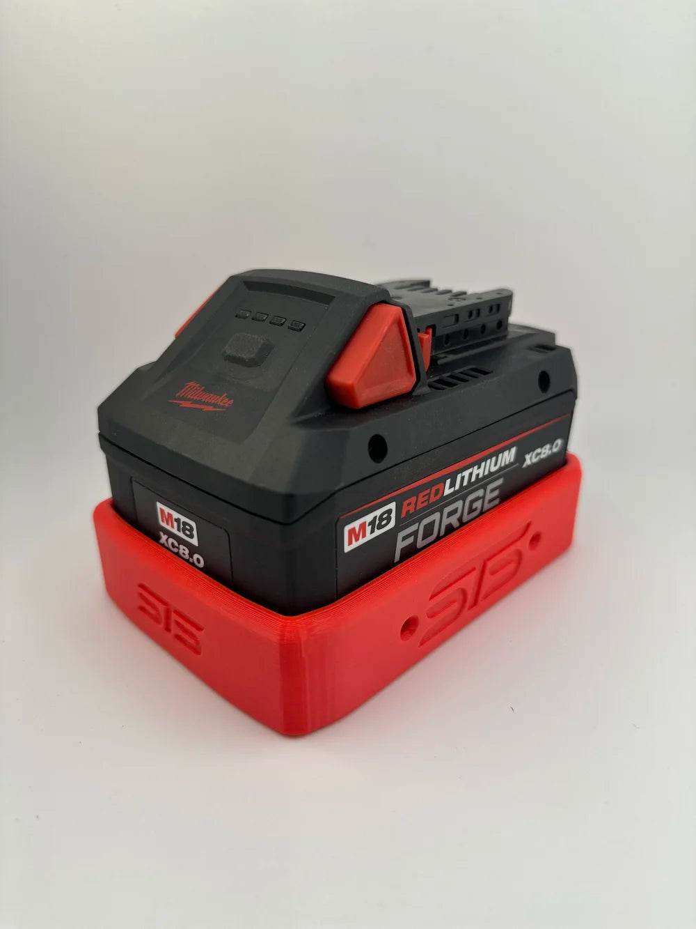 STS Auto Design Flexible Milwaukee M18 8.0 Forge Magnetic Battery Cover - MW1880FBKT