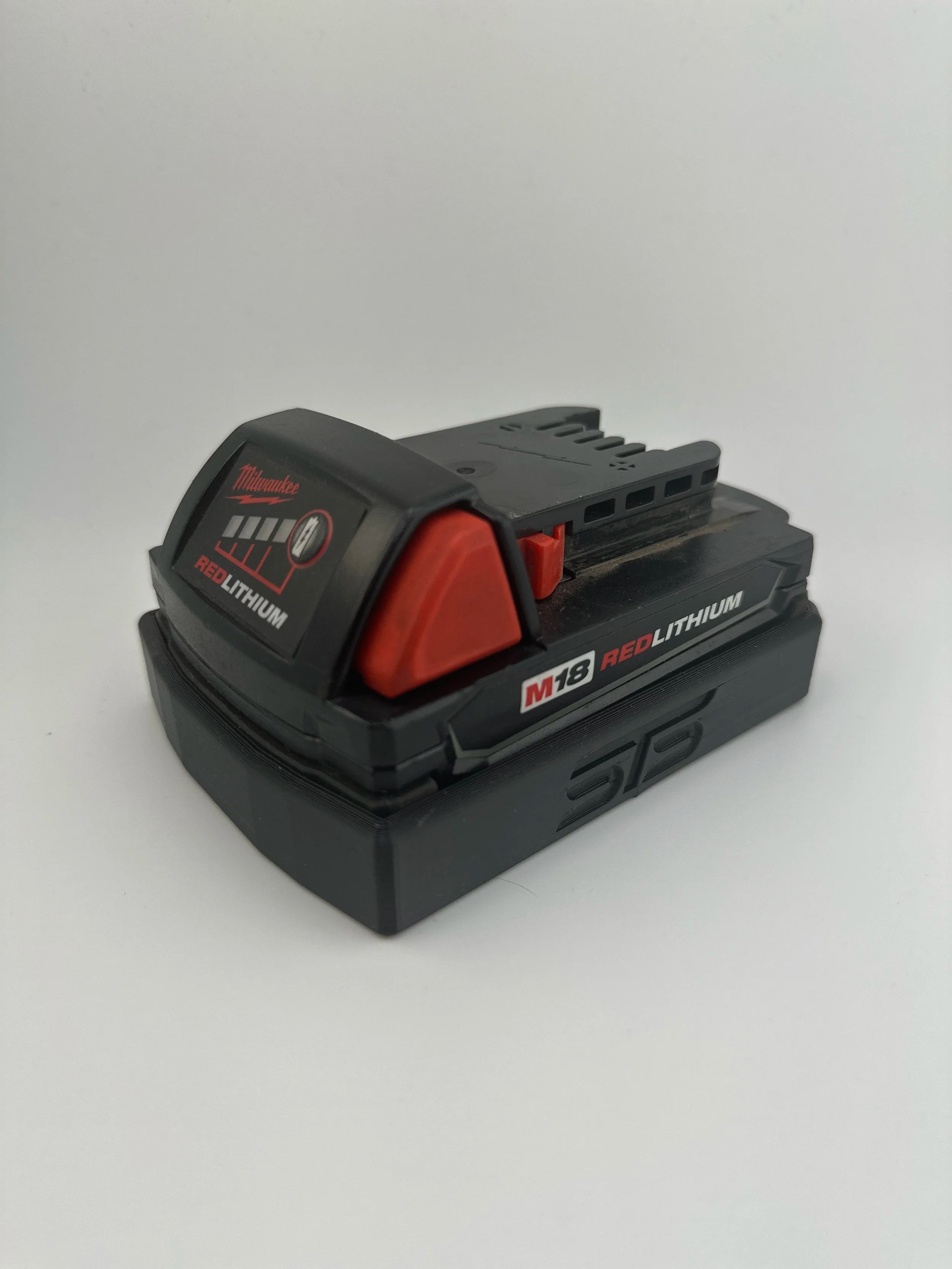 STS Auto Design Milwaukee M18 1.5/2.0Ah Magnetic Battery Cover - MW1820BK