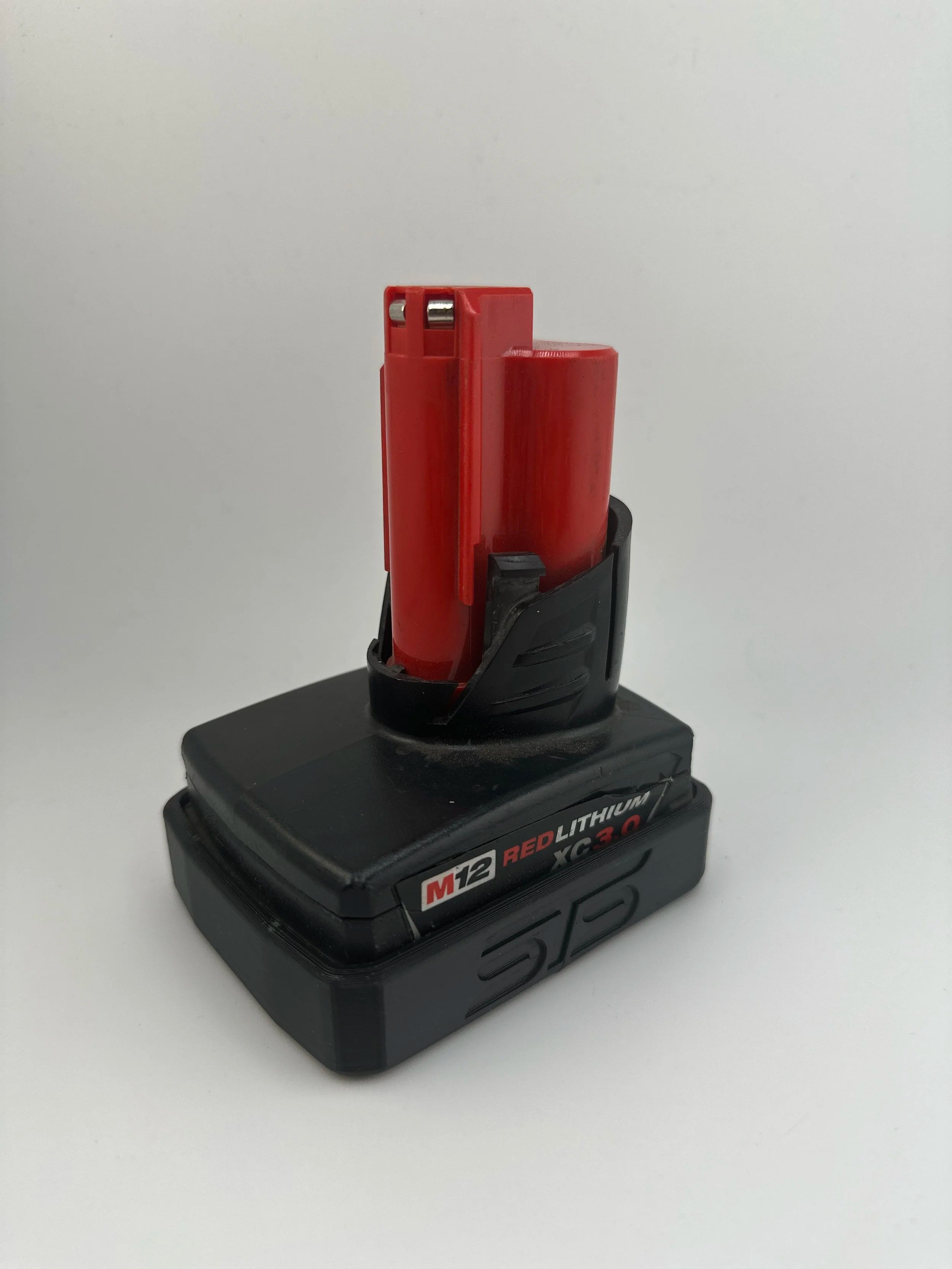 STS Auto Design Milwaukee M12 XC 3/4/6Ah Magnetic Battery Cover - MW12XCBK