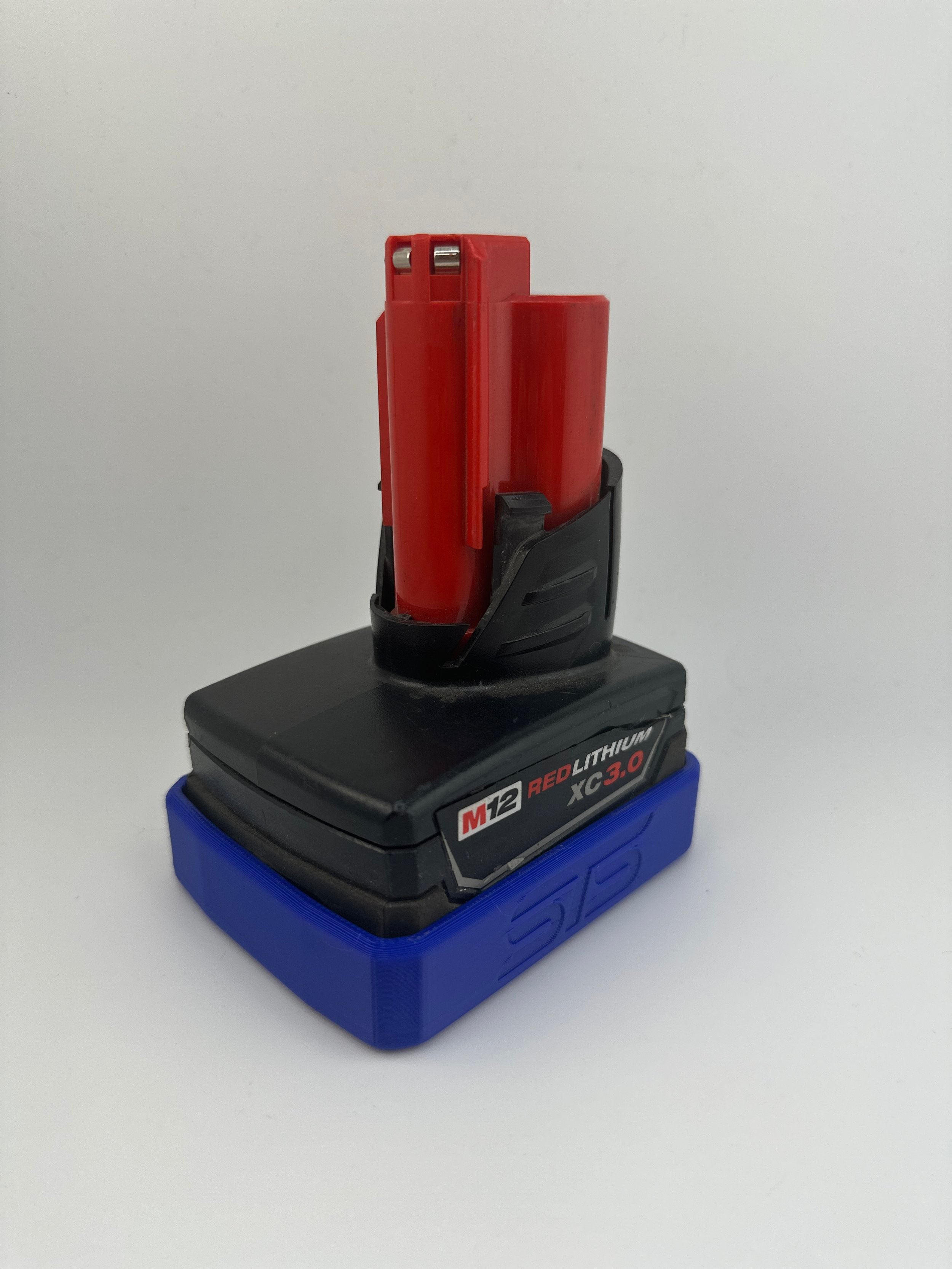 STS Auto Design Milwaukee M12 XC 3/4/6Ah Magnetic Battery Cover - MW12XCBK