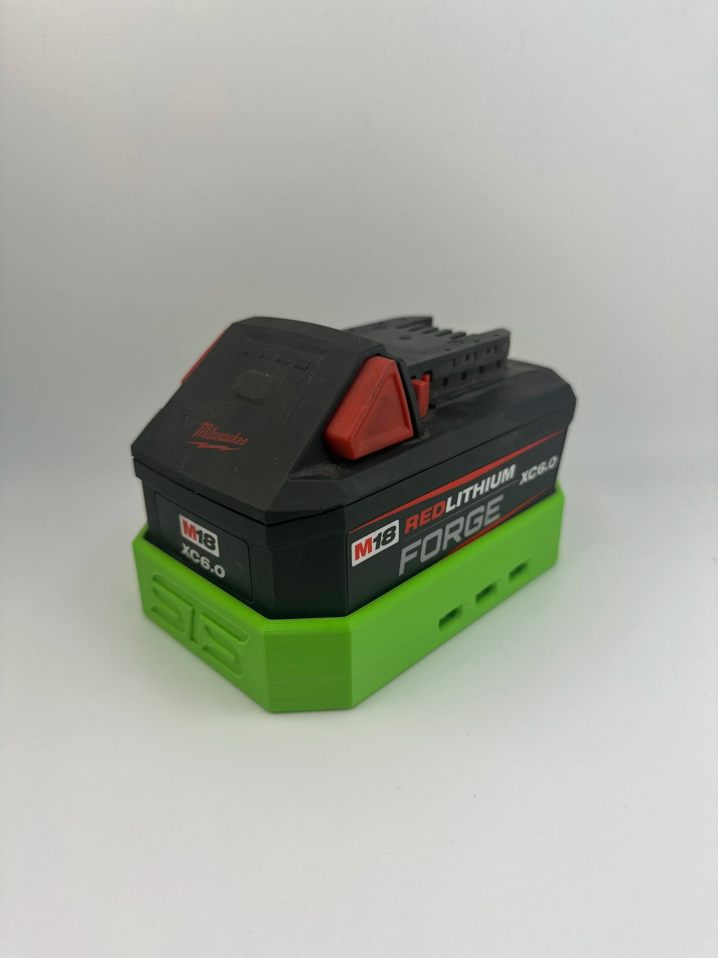 STS Auto Design Milwaukee Style M18 6.0 Forge Magnetic Battery Cover - MW1860FBK